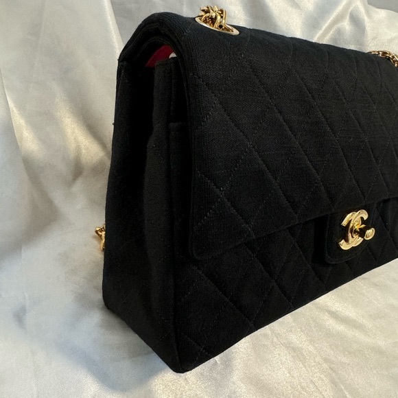 Chanel 2.55 Medium Classic Vintage Reissue Chain Jersey Double Flap Bag - Picture 2 of 16